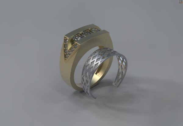 V Channel Ring - Image 4