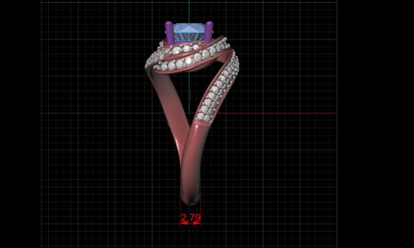 Tiffanys 1ct twist ring - Image 3