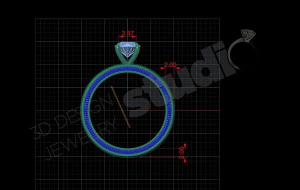 Solitaire ring 2 - Image 2