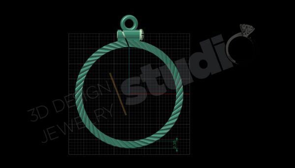 Coin bezel Pendant - Image 3