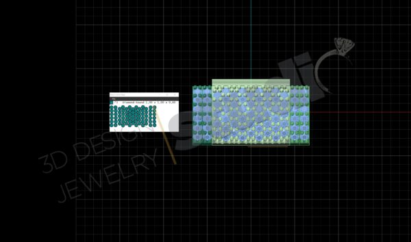 Chain box 13x6.5 with gems - Image 3