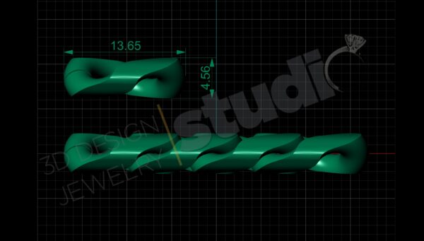 Miami Cuban link 34.6x9.25 with no gems - Image 4