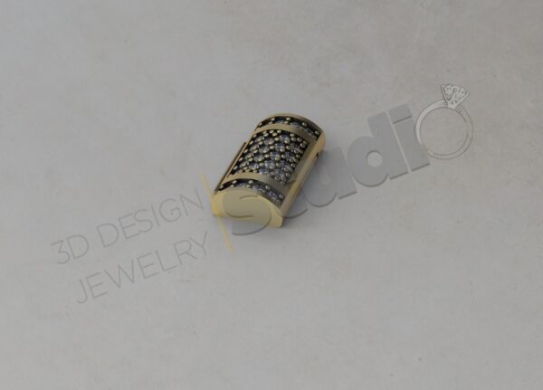 Chain box 10x5.6 with gems for chain 4.2mm - Image 7