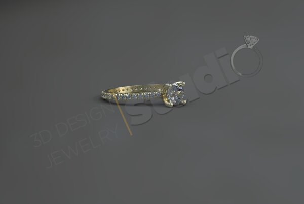 Solitaire ring - Image 7