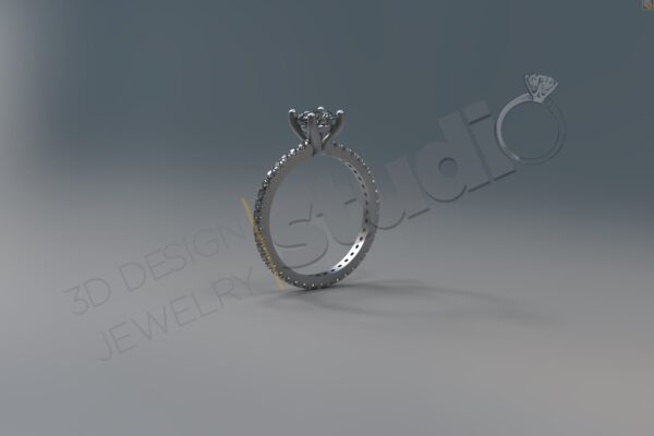 Solitaire ring - Image 8