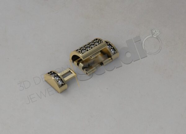 Chain box 10x5.6 with gems for chain 4.2mm - Image 8