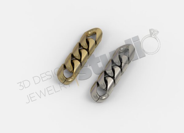 Miami Cuban link 34.6x9.25 with no gems